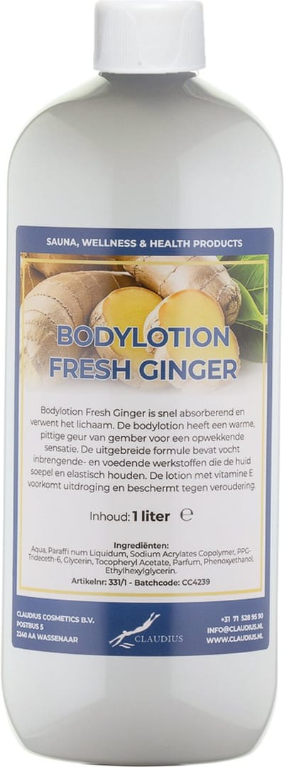 Bodylotion Fresh Ginger 1 Liter