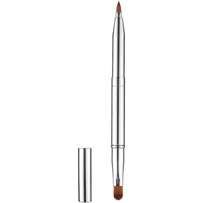 Intrekbare lip make-up kwast, lippenstift, lipgloss kwast, telescopische dual use lip oogschaduw kwast, beauty tool met beschermkap