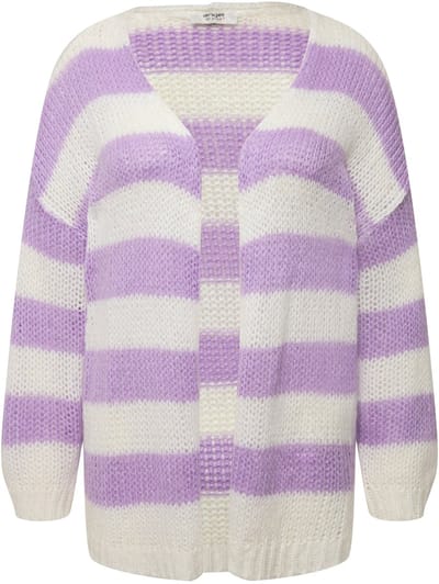 Angel of Style - Dames - Cardigan oversized blokstrepen open model V-hals - Sering - Maat 50