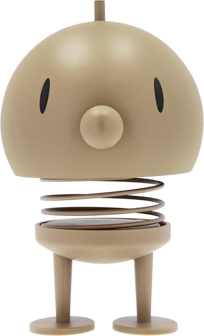 Draadloze Muziekbox - Design Luidspreker - Muziek Luisteren - Touch Bediening - 15cm Hoog - Soft Latte