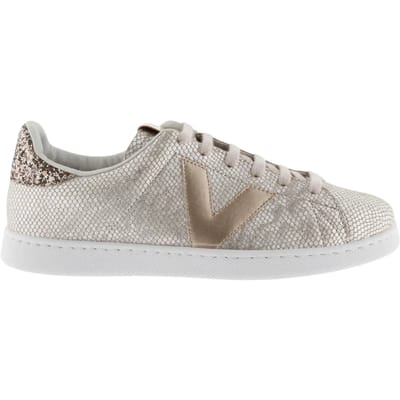 Dames sportschoenen met metalen slangen Victoria