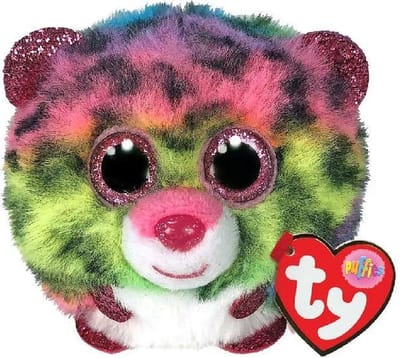 Ty Teeny Puffies Dotty Leopard - Knuffel bal van 10 cm - Beanie Puffies