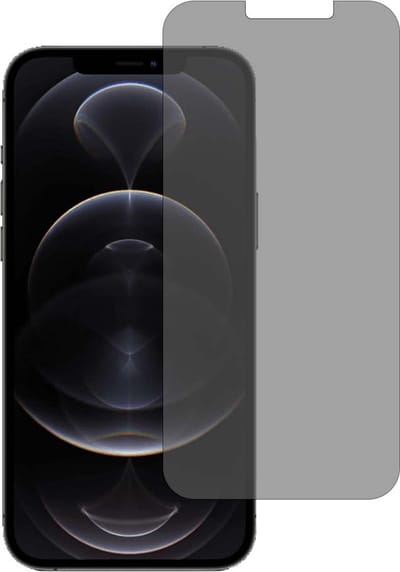 Smartphonica Privacy screenprotector voor iPhone 12 Pro Max tempered glass geschikt voor iPhone 12 Pro Max