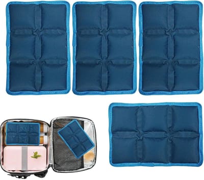 Vrieselementen - Koelgel Zak - Voedsel Koel Houden - Constante Koudeafgifte - 4 Stuks - Blauw