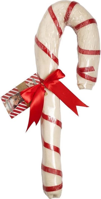 Candy Cane XL Honden Party Kauwstok Runderhuid Kerst Cadeautje Hond  Verjaardagscadeau Cadeau Kluif