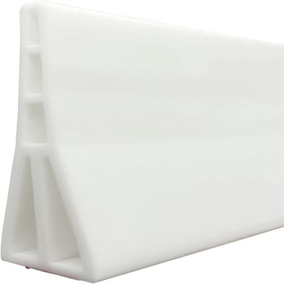 Opvouwbare Douche Drempel Waterkering 3.5 Inch Hoog - Water Stop voor Douche en Badkamer