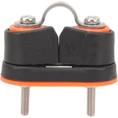 Taquet Coinceur à Came Nylon Haute Charge Marine Taquets à Cames à Billes Fair pour Voile Voilier Yachet Petite Taille (3‑6mm) black