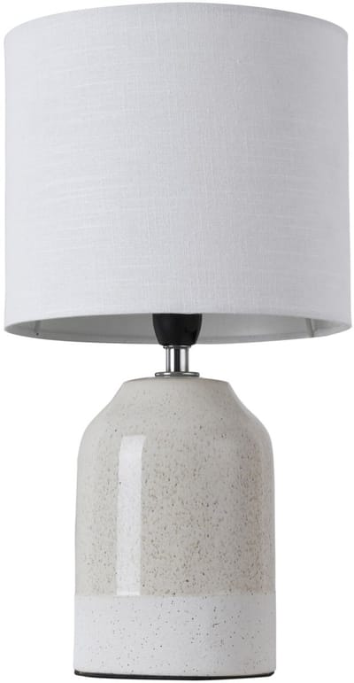 Pauleen LED Tafellamp Sandy Glow – Inclusief dimbare LED kaarslamp – E14 – Max. 20W – Woonkamer, Slaapkamer & Eetkamer – Wit/Crème