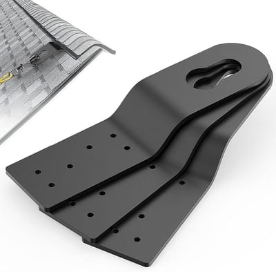 Dakankerbevestigingsclip 3 Stuks Zwart Aluminium Geschikt Voor Dakharnas En Servies Bevestiging