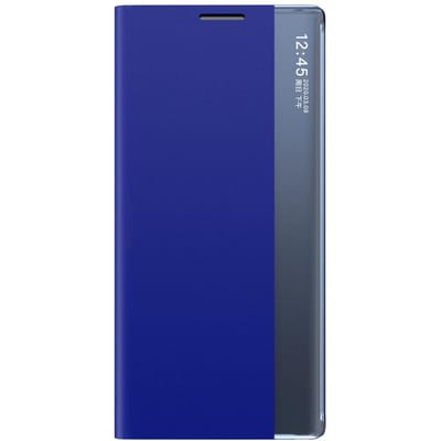 Samsung Galaxy S25 Ultra Nouvelle Housse de Sommeil avec Support à Rabat - Bleu