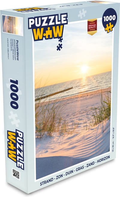 Puzzel Strand - Zon - Duin - Gras - Zand - Horizon - Legpuzzel - Puzzel 1000 stukjes volwassenen