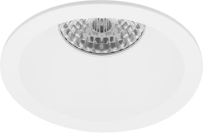 Spot Armatuur GU10 - Pragmi Pollon Pro - GU10 Inbouwspot - Rond - Wit - Aluminium - Verdiept - Ø82mm