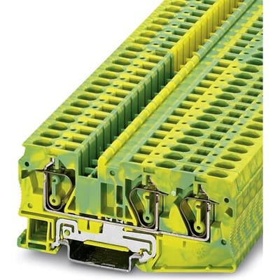 Phoenix Contact 3036482 Doorgangsserieklem 8.2 mm Spanveer Groen, Geel 50 stuk(s)
