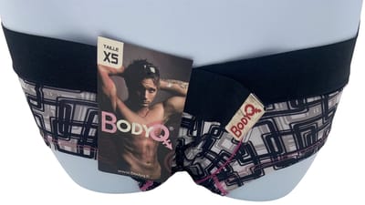 BodyQ Sexy Heren Boxershort – Zwart/Wit/Roze – Erotische Herenlingerie – Maat S