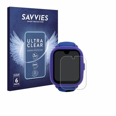 Savvies - Screenprotector voor SaveFamily Iconic Plus 2 4G - Folie Beschermfolie transparant 6 Stuks