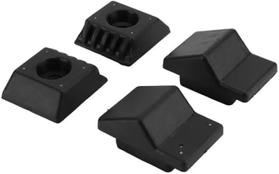 Achterklep Stop Buffer - Kofferbak Buffer Rubber - Voertuig Onderhoud - Duurzaam Rubber Metaal - 4 Stuks - Zwart