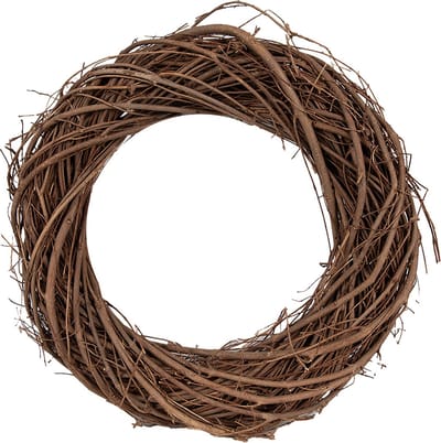 Clayre & Eef Krans Ø 25 cm Bruin Hout
