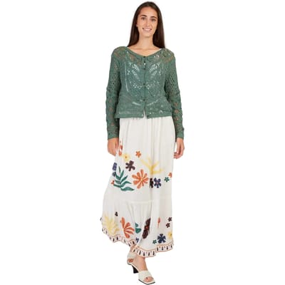 Bloemenlange rok dames Derhy Albi