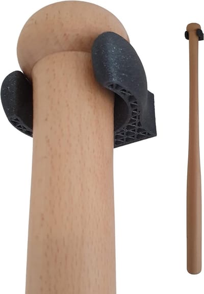 Knuppel Houder - Muurbeugel Knuppel - Sport Opslag - Milieuvriendelijk Materiaal - One Size - Wit