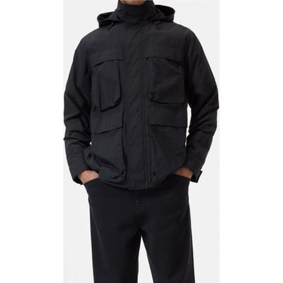 Closed Utility Jacket Black Größe: S | Militärjacken Outlet | Herren | Schwarz
