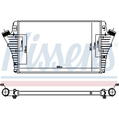 Intercooler NISSENS 96647