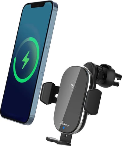 MediaRange MRMA117 oplader voor mobiele apparatuur Smartphone Zwart Draadloos opladen Snel opladen Auto