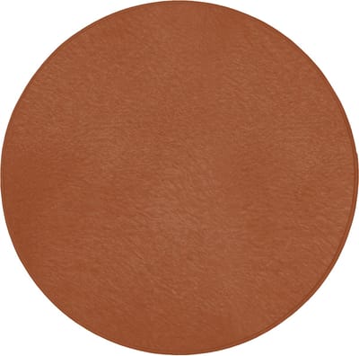 Badmat rond 70x70 cm - Antislip - Terracotta - Bruin - Palet - Effen - Kleuren - Kleur - Badmatten voor badkamer - Badkamermat - Douchemat - Ronde badkamer mat