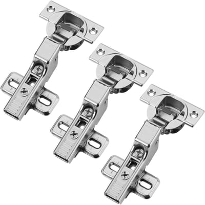 Set van 3 BLUM middenscharnier 71B3650 110° met automatisch sluitmechanisme incl. montageplaat 173L6100