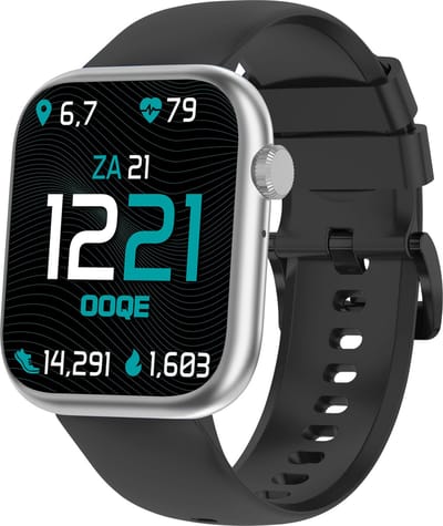 OOQE WATCH PRO 7 - Smartwatch Heren en Dames | Zwart / Zilver