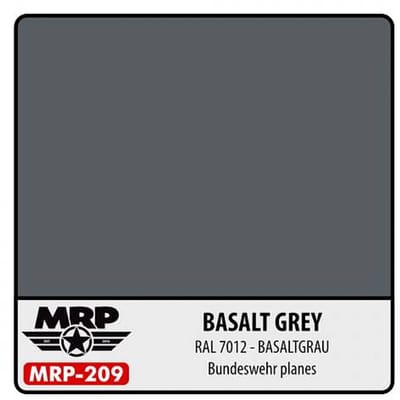 Mr. Paint MRP-209 - Basalt Grey – RAL 7012 Basaltgrau – 30 ml verf voor Airbrush & Detailwerk