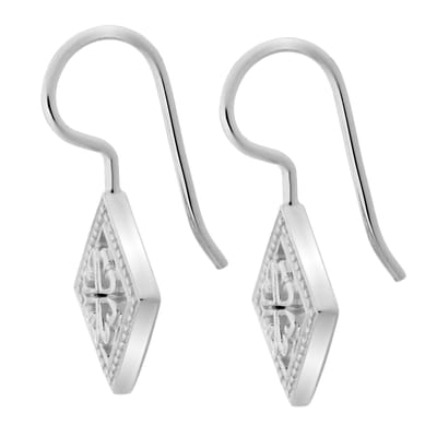 Orphelia Dames 925 Zilveren Dangle Oorbellen - Zilver ZO-5254