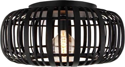 Brilliant Woodrow Plafondlamp Zwart 99405/76