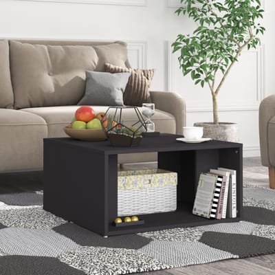 vidaXL - Salontafels - 4 - st - 33x33x33 - cm - bewerkt - hout - grijs