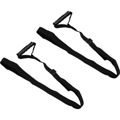 2 stuks Kayak Stand Up Assist Strap met Handvat Verstelbare Kano Sleepriem voor Kayak Sta-hulp Trekken black