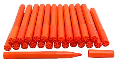 Oranje Bingo Vilt Marker Pens - 25 Stuks Dabbers voor Spellen
