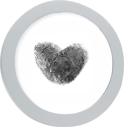 Deknudt Frames fotolijst S67YD1 - zilver - rond - voor foto 10x10 cm