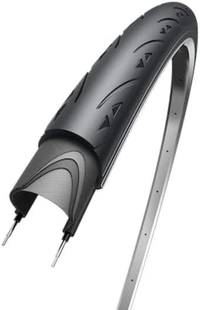 Buitenband Edge-Obor Mojo - Fietsband Clincher - Fietsen Onderhoud - Nederlands Product - 28 x 0.90" / 23-622 - Zwart