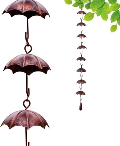 Regenketting Decoratief - Waterafvoer Ketting - Tuin Verfraaien - Eenvoudige Installatie - 705 gram - Metaal