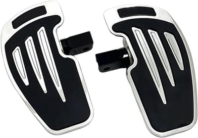 Voetpedaal Verbreding - Motor Accessoires - Verbeteren Grip - Opvouwbaar Ontwerp - Universele Pasvorm - Zilver