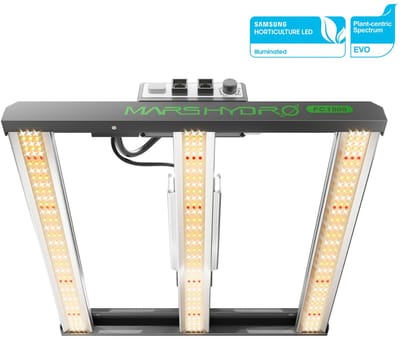 Mars Hydro FC-1500 LED Groeilamp – 150 Watt Full Spectrum – Dimbare Kweeklamp voor Groei & Bloei – Voor Binnenkweek van Planten, Kruiden & Groenten – Compacte Plantenlamp 60x60 cm