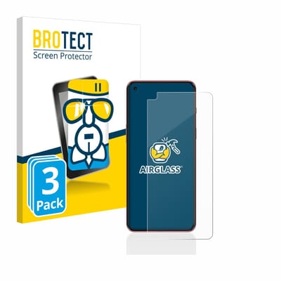Screenprotector 3 Stuks voor OnePlus Nord 2 5G Beschermglas transparant