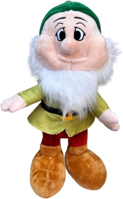 Dommel - Sneeuwwitje en de Zeven Dwergen Pluche Knuffel 36 cm - Speelgoed Knuffels voor Kinderen Jongens Meisjes - Disney Snowwhite Plush Toy