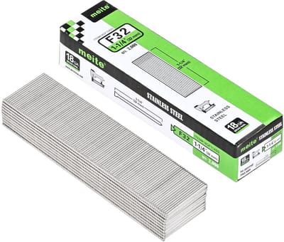2000x RVS 304 Bradnagels 1.5 Inch (18 Gauge) voor Elektrische en Pneumatische Tackers