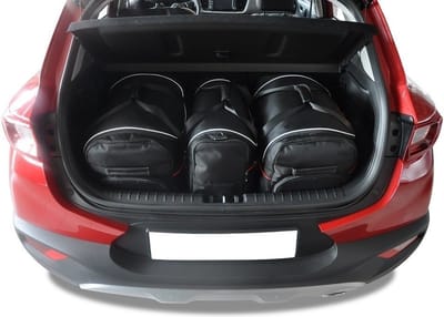 Kia Stonic 2017+ 3-delig Reistassen Op Maat Gemaakt Auto Interieur Kofferbak Organizer Accessoires