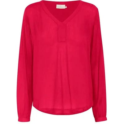 Blouse met lange mouwen Amber Regular fit red