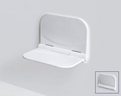 Douche-zitje - opklapbaar - wit