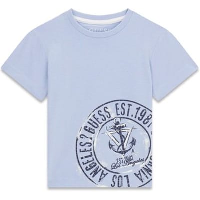 T-shirt met opdruk voor babyjongen Guess