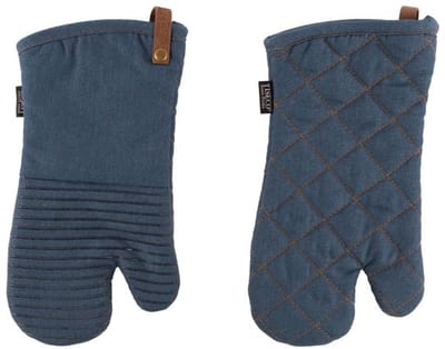 Tiseco - Ovenwant INDIGO - SET/2 - Gerecyclede jeans - 17x33 cm, blauw