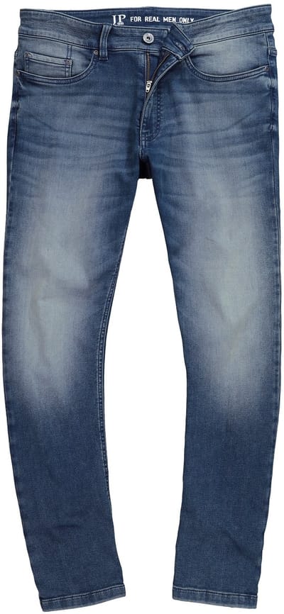 JP 1880 - Heren - Jeans FLEXNAMIC® 5-pocket Regular Fit - Donkerblauw denim - Maat 28