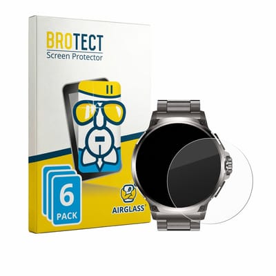 Screenprotector 6 Stuks voor Fosmet Smartwatch 1.92" Beschermglas transparant